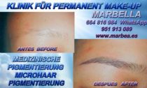 PERMANENT MAKE UP AUGENBRAUEN MÁLAGA Expert bietet Ihnen ein perfektes Permanent Make-up TÄTOWIERUNG AUGENBRAUEN